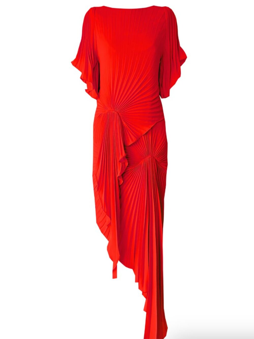 Georgia Hardinge Waterfall Red Dress - Small